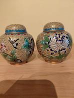 Set van 2 cloisonné potjes, Ophalen