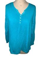T-shirt lange mouwen Large, Verzenden, Zo goed als nieuw, Maat 42/44 (L), Blauw