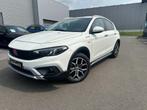 Fiat Tipo "cross" benzine, Bj 2023, Carplay/ 2 x alu/ camera, Voorwielaandrijving, Stof, Euro 6, Wit
