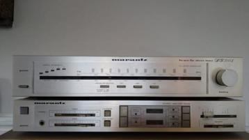 Vintage Marantz radio tuner ST310L en versterker PM230 beschikbaar voor biedingen