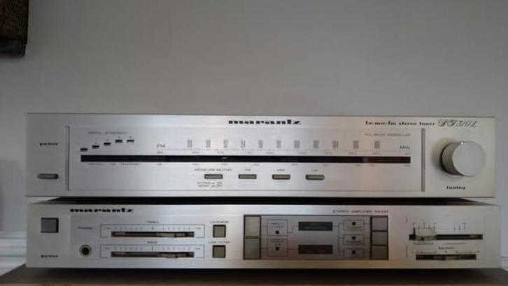 Vintage Marantz radio tuner ST310L en versterker PM230, Audio, Tv en Foto, Versterkers en Ontvangers, Gebruikt, Stereo, Minder dan 60 watt