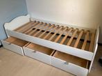 Wit 1persoons bed 90 x 200cm, Huis en Inrichting, Slaapkamer | Bedden, Ophalen, 90 cm, Eenpersoons, Wit
