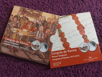 Luxembourg 5 euro 2015 Congrès de Vienne BE/proof beschikbaar voor biedingen