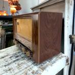 Vintage houten radio PHILIPS : niet werkend, Antiek en Kunst, Ophalen of Verzenden