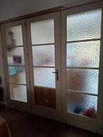 Oude tussendeuren drieluik '30, Doe-het-zelf en Bouw, Ophalen, Glas