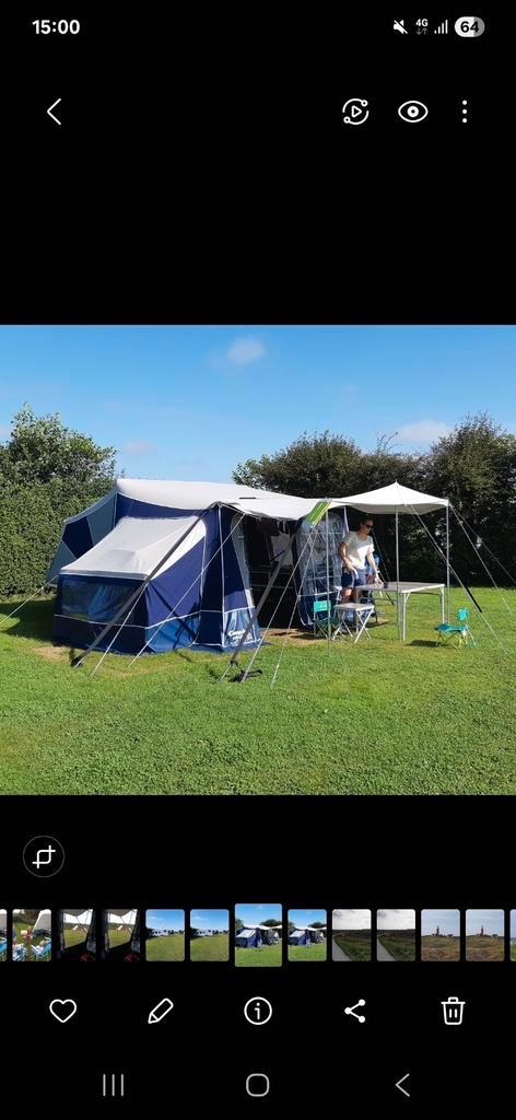 Camplet camp-let  concorde vouwwagen, Caravans en Kamperen, Tenten, Zo goed als nieuw, Ophalen