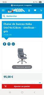 chaise de bureaux, Maison & Meubles, Enlèvement, Neuf, Gris, Chaise de bureau