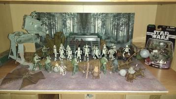 Star Wars Endor Attack Diorama met figuren disponible aux enchères