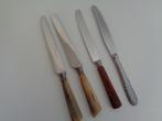 Couteau différent Vintage X 4 pièces., Ophalen of Verzenden, Gebruikt, Bestekset