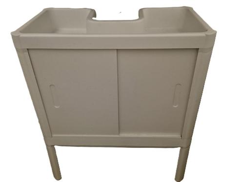 Kast - onderkast spoelbak 2 deuren, Huis en Inrichting, Badkamer | Badkamermeubels, Zo goed als nieuw, Wasbak of Wastafel, Minder dan 100 cm