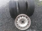 3 PNEUS HIVER + 4 JANTE ACIER VOITURE PEUGEOT - CITROEN, Autos : Pièces & Accessoires, Pneus & Jantes, Enlèvement, Pneus hiver