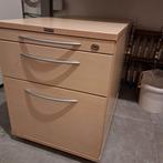 Bureau in hoigte verstelbaar van 60cm op 160cm met lade blok, Huis en Inrichting, Bureaus, Ophalen