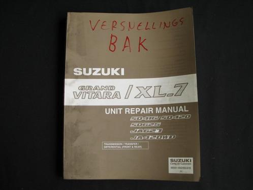 Manuel d'atelier sur la boîte de vitesses Suzuki Grand Vitar, Autos : Divers, Modes d'emploi & Notices d'utilisation, Enlèvement ou Envoi