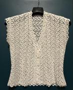 kanten blouse (sixties), zeer mooi handgemaakt, Enlèvement, Comme neuf, Blanc