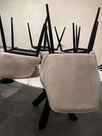 Table ronde marbre + quatre chaises