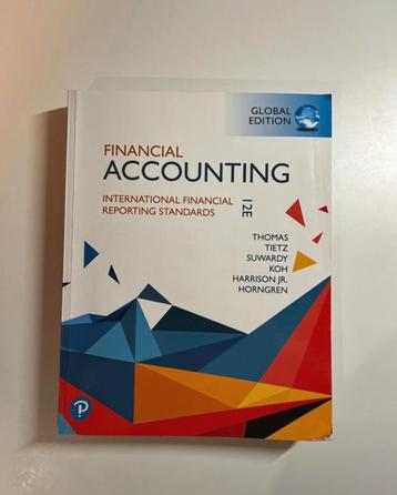 Comptabilité financière (IFRS) édition mondiale en anglais, Envoi, Comme neuf, Enseignement supérieur professionnel, Pearson