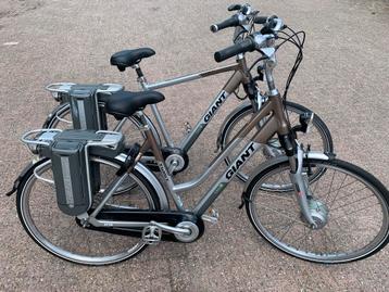 Set Electrische giant twist fietsen beschikbaar voor biedingen