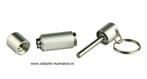 SKN31 ADORINI SIGARENBOOR DUBBEL MES SOLINGEN STAAL ZILVER, Verzenden, Nieuw, Tabaksdoos of Verpakking