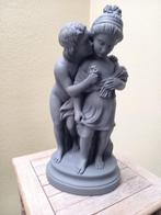 Heel mooi beeld. Koppeltje in beton. Hoogte 40 cm., Ophalen, Nieuw, Beton, Mensenbeeld