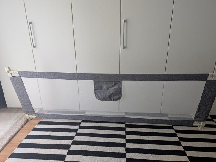 2 x kinderbedhek, 200 cm, in hoogte verstelbaar, Kinderen en Baby's, Kinderkamer | Beddengoed, Zo goed als nieuw, Overige typen