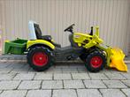 traptractor Claas met frontlader en  bakje KERSTMIS, Kinderen en Baby's, Ophalen of Verzenden, Zo goed als nieuw, Trapvoertuig