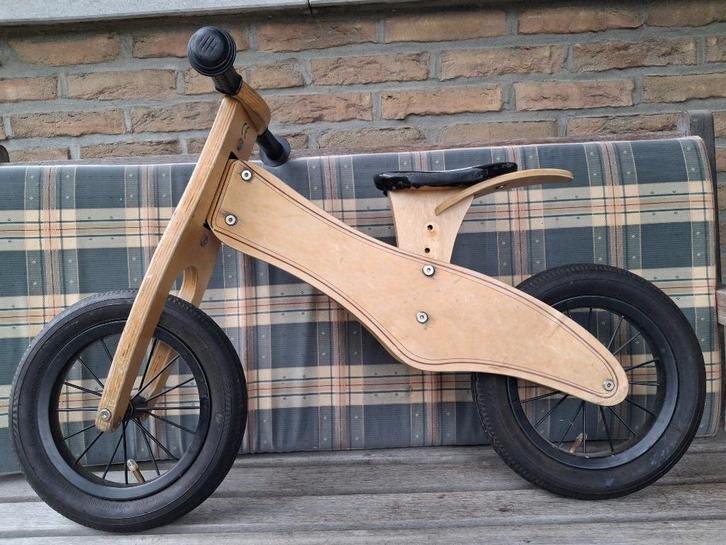 Design houten loopfietsje, Fietsen en Brommers, Fietsen | Kinderfietsjes, Gebruikt, Ophalen