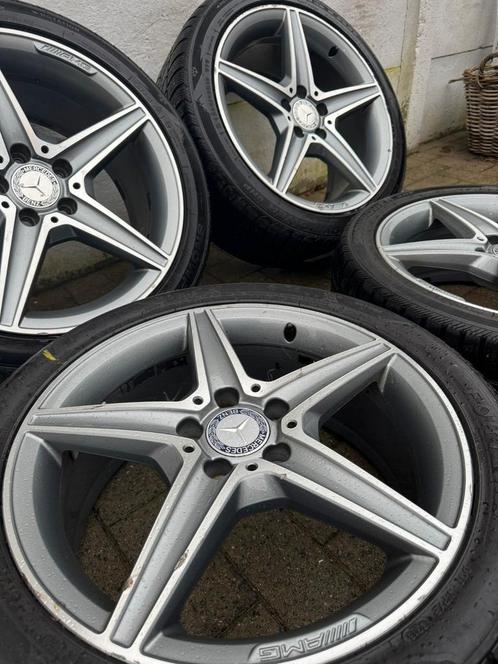 /AMG 18"ORIGINELE MERCEDES velgen/jantes  4x 245/40/18 2x 7,, Auto-onderdelen, Banden en Velgen, Velg(en), Gebruikt, Ophalen