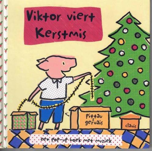 Viktor viert Kerstmis, een pop-up boek  -  9789068225211, Livres, Livres pour enfants | 4 ans et plus, Comme neuf, Fiction général