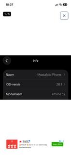 iPhone 12 - 128 Go en parfait état, Enlèvement, Noir, IPhone 12