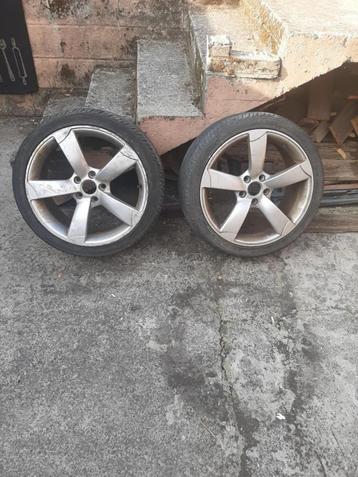 jantes alu + pneus 5x112 en 18 pouces beschikbaar voor biedingen