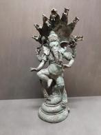 statue de ganesh/naga cobra 7 têtes/bronze, Antiquités & Art, Enlèvement ou Envoi