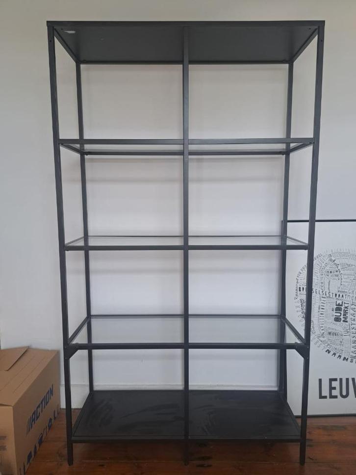 Stellingkast / rek IKEA VITTSJÖ - twee stuks, Huis en Inrichting, Kasten | Stellingkasten, Gebruikt, Ophalen