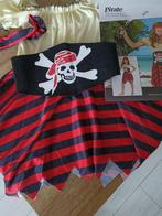 Verkleedkleding: Piratenmeisje maat 8-10 jaar., Kinderen en Baby's, Ophalen of Verzenden, Gebruikt, 134 t/m 140, Meisje