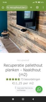 Pallet latten gezocht van euro pallet. Blok pallet. Balk pal, Tuin en Terras, Brandhout, Ophalen