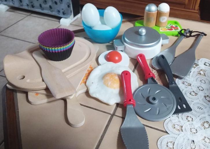 2 Ensembles de jouets de cuisine pour enfants + Docteur, Kinderen en Baby's, Speelgoed | Speelkeukens, Gebruikt, Speelkeuken, Kunststof