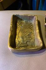 2 cendriers en laiton, Antiquités & Art, Antiquités | Bronze & Cuivre