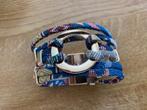 Armband blauw/goud kleurig, Ophalen of Verzenden, Zo goed als nieuw, Blauw, Overige materialen