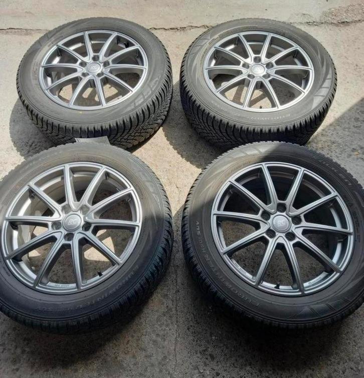 Winterset 18 inch velgen Tarraco Tiguan Kodiaq Q3 Falken ️, Auto-onderdelen, Banden en Velgen, Banden en Velgen, Winterbanden