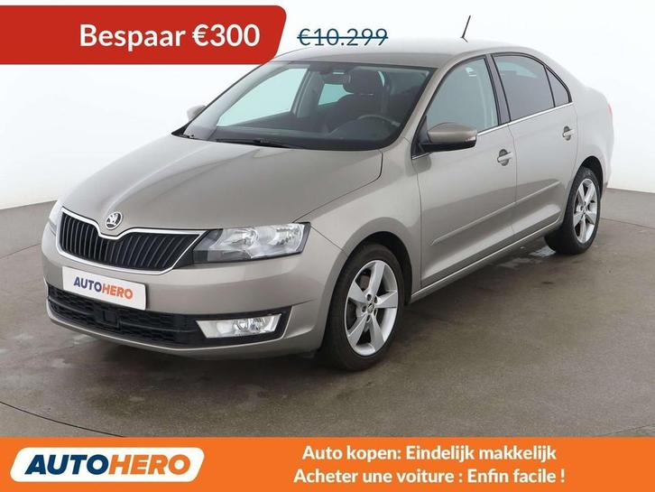 Skoda Rapid/Spaceback 1.2 TSI Ambition (bj 2017), Auto's, Skoda, Te koop, Rapid, ABS, Airbags, Airconditioning, Bluetooth, Boordcomputer