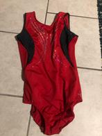 Rood en zwart sport/danspak maat xs, Sport en Fitness, Turnen, Zo goed als nieuw