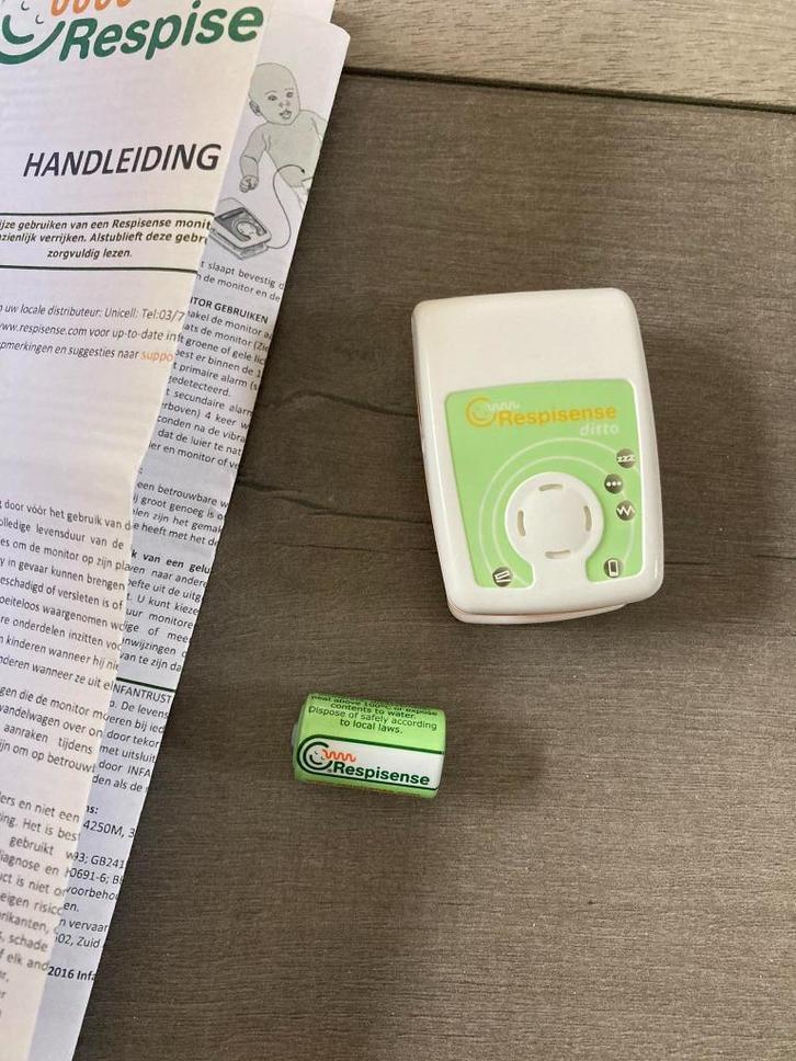 Respisense Ditto bewegingssensor + batterij, Kinderen en Baby's, Babyfoons, Zo goed als nieuw, Ophalen of Verzenden