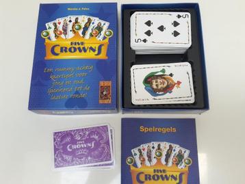 Nieuw spel Five Crowns, 1-7 spelers, 8+, + 1 gratis promo beschikbaar voor biedingen