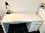 Witte bureau malm ikea - white desk Malm ikea - bureau tafel, Enlèvement ou Envoi, Bureau