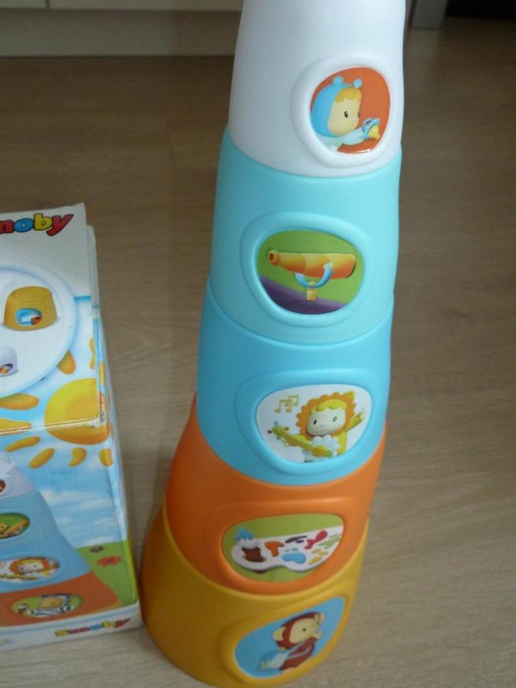 Smoby Cotoons Vrolijke Toren, Kinderen en Baby's, Speelgoed | Educatief en Creatief, Bouwen, Puzzelen, Ontdekken, Ophalen