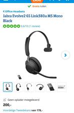 JABRA EVOLVE2 65 Mono, Ophalen of Verzenden, Zo goed als nieuw, Overige merken, Bluetooth