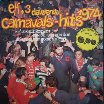 vinyl: ELF + 3 DAVERENDE CARNAVALS-HITS 1974 - als nieuw beschikbaar voor biedingen