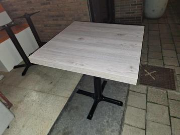 8x bistrotafel 70x70x75cm te koop! IN NIEUWSTAAT! beschikbaar voor biedingen