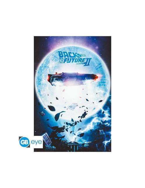 Back To The Future - Poster Maxi (91.5x61cm) - Flying DeLore, Verzamelen, Posters, Nieuw, Film en Tv, Deurposter of groter, Vierkant