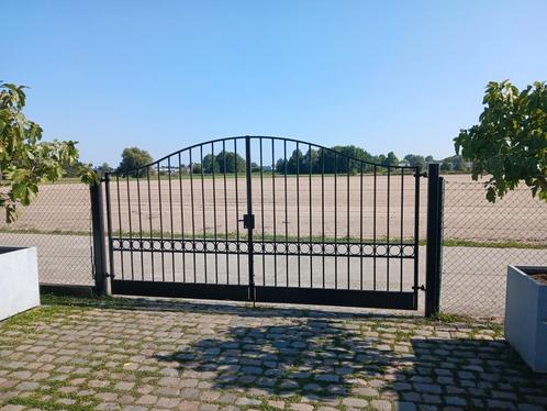 Ijzeren poort, Tuin en Terras, Tuinpoorten, Gebruikt, Schuifpoort, Staal, Ophalen