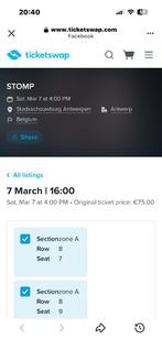 Tickets voor Stomp in Antwerpen